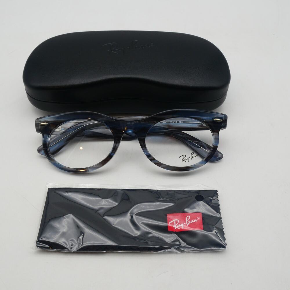 NEW Ray-Ban Wayfarer Oval  Transparent Blue Color Reactive Eyeglasses Frames